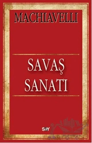 Savaş Sanatı – Niccolo Machiavelli – Say Yayınları kitap kapağı