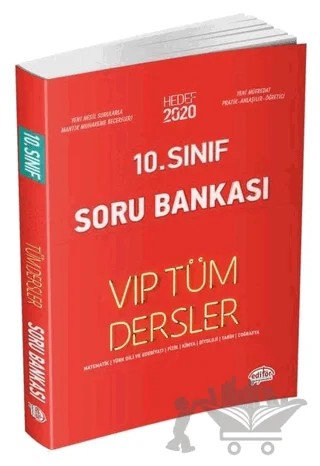 10. Sınıf VİP Tüm Dersler Soru Bankası – Kolektif – Editör Yayınevi kitap kapağı