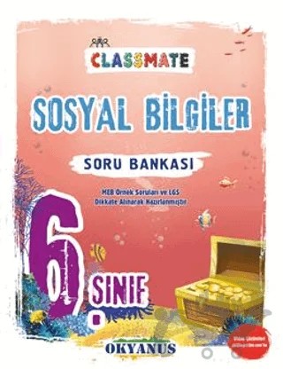 6. Sınıf Classmate Sosyal Bilgiler Soru Bankası – Kolektif – Okyanus Yayınları kitap kapağı