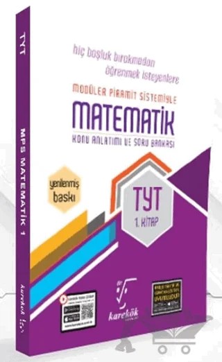 Karekök Yayınları TYT Matematik MPS Konu Anlatımı Soru Bankası 1. Kitap – Kolektif – Karekök Yayıncılık kitap kapağı