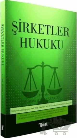 Şirketler Hukuku – Mustafa Ahmet Şengel – Temsil Kitap kitap kapağı
