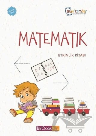 Matematik Etkinlik Kitabı (48 Ay ve Üzeri) - Mavi Çember Okul Öncesi Eğitim – Kolektif – Bir Ocak Yayınları kitap kapağı