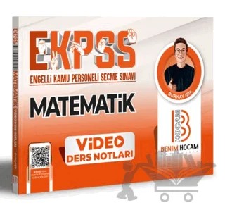 EKPSS Matematik Video Ders Notları – Burkay Işık – Benim Hocam Yayınları kitap kapağı
