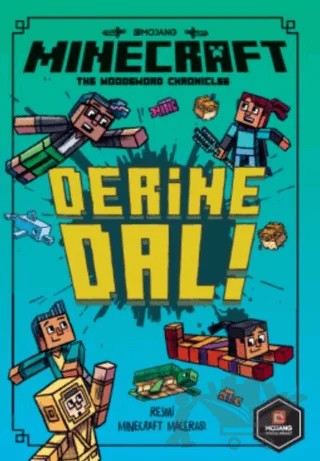 Minecraft - Derine Dal – Nick Eliopulos – Doğan Egmont Yayıncılık kitap kapağı