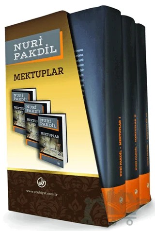 Mektuplar (3 Kitap Takım Kutulu Ciltli) – Nuri Pakdil – Edebiyat Dergisi Yayınları kitap kapağı