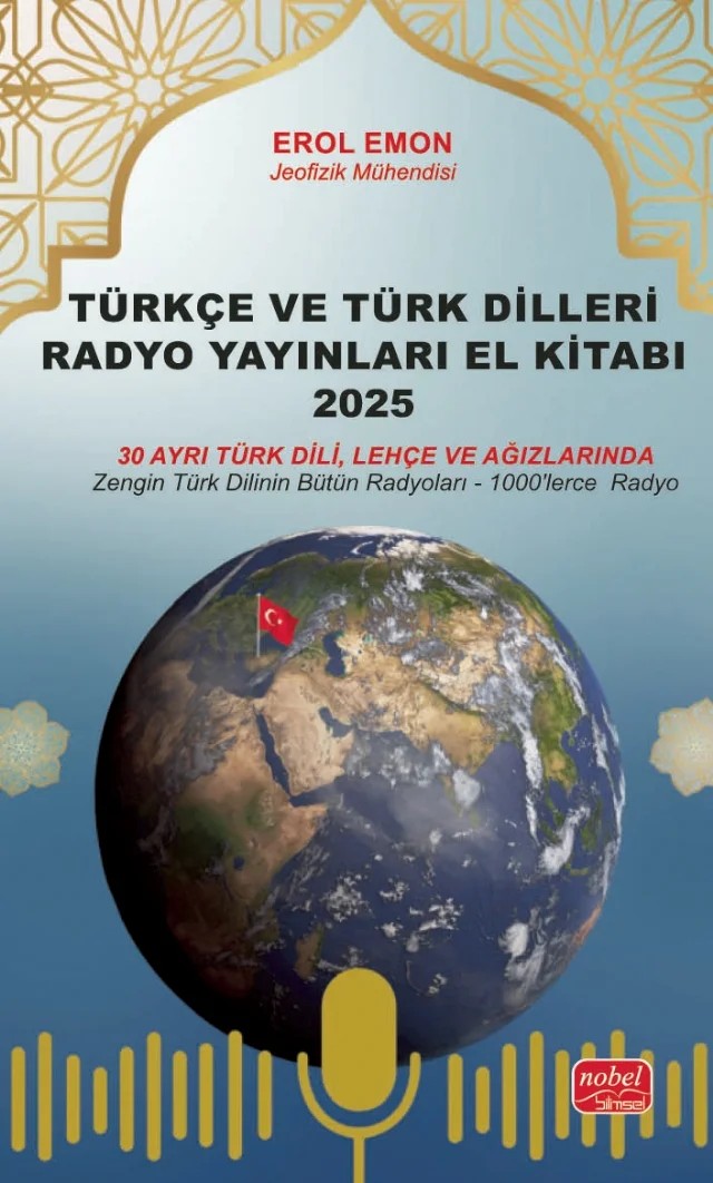 Türkçe ve Türk Dilleri Radyo Yayınları El Kitabı 2025 – Erol Emon – Nobel Bilimsel Eserler kitap kapağı