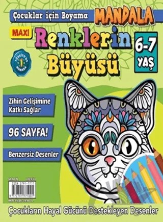 Maxi Mandala Renklerin Büyüsü 5 – Bertan Kodamanoğlu – Maxi Yayıncılık kitap kapağı