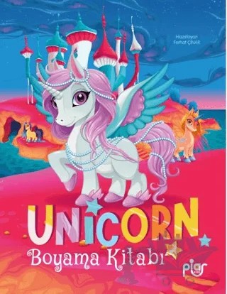 Unicorn Boyama Kitabı – Ferhat Çınar – Piar Kids kitap kapağı