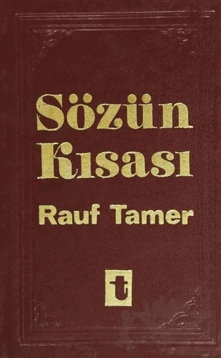 Sözün Kısası – Rauf Tamer – Toker Yayınları kitap kapağı
