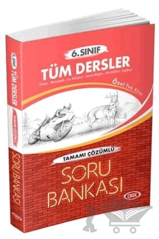 6. Sınıf Tüm Dersler Çözümlü Soru Bankası – Kolektif – Data Yayınları kitap kapağı