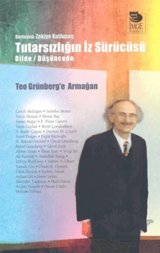 Tutarsızlığın İz Sürücüsü – Kolektif – İmge Kitabevi Yayınları kitap kapağı