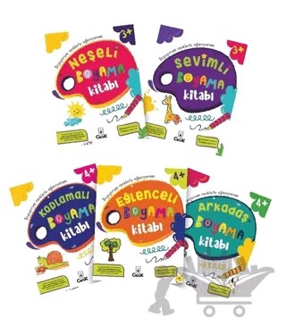 Boyama Kitabı Serisi (5 Kitap Takım) – Kolektif – Floki Çocuk kitap kapağı