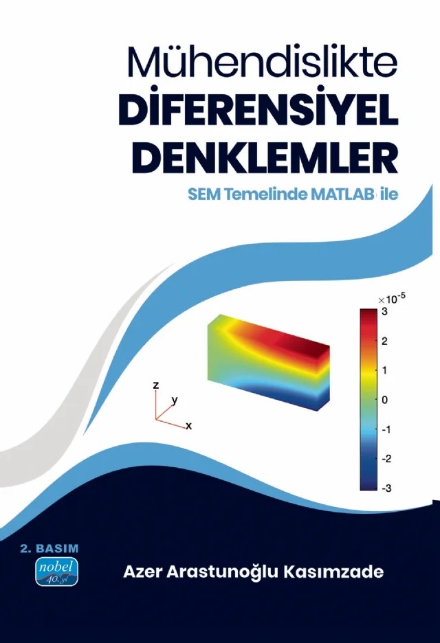 Mühendislikte DİFERENSİYEL DENKLEMLER – Azer Arastunoğlu Kasımzade – Nobel Akademik Yayıncılık kitap kapağı