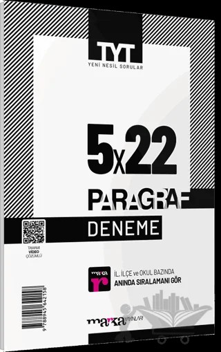 2023 TYT Paragraf 5 Deneme Tamamı Video Çözümlü – Kolektif – Marka Yayınları kitap kapağı