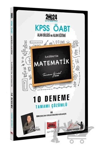 2024 ÖABT İlköğretim Matematik Öğretmenliği 10 Deneme – Kolektif – Yargı Yayınevi kitap kapağı