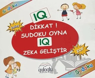 Dikkat ! Sudoku – Selahattin Güloğlu – Güloğlu Yayıncılık kitap kapağı