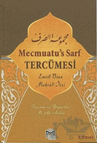 Mecmuatü's Sarf Tercümesi – Mehmet Ali Arslan – Mütercim Kitap kitap kapağı