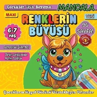Renklerin Büyüsü Mandala 13 – Kolektif – Maxi Yayıncılık kitap kapağı