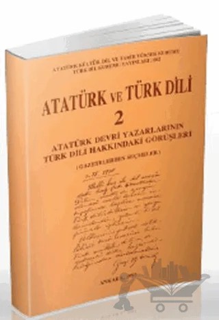 Atatürk ve Türk Dili 2 – Zeynep Korkmaz – Türk Dil Kurumu Yayınları kitap kapağı
