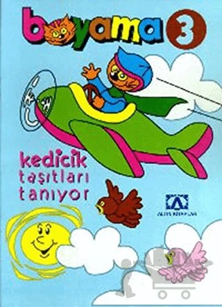 Boyama 3 Kedicik Taşıtları Tanıyorum – Oğuz Demir – Altın Kitaplar kitap kapağı