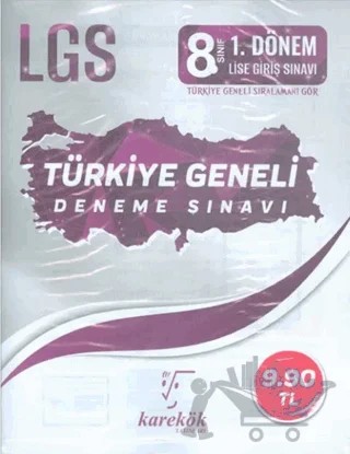 LGS 8. Sınıf 1. Dönem Türkiye Geneli Deneme Sınavı – Kolektif – Karekök Yayıncılık kitap kapağı