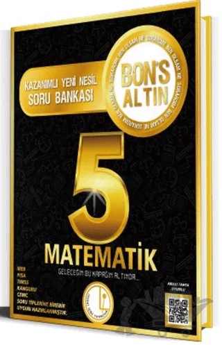 Levent İçöz 5. Sınıf Bons Altın Matematik Soru Bankası – Kolektif – Bons Yayınları kitap kapağı