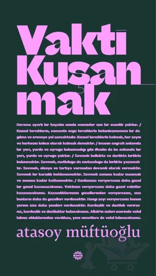 Vakti Kuşanmak – Atasoy Müftüoğlu – Mahya Yayınları kitap kapağı