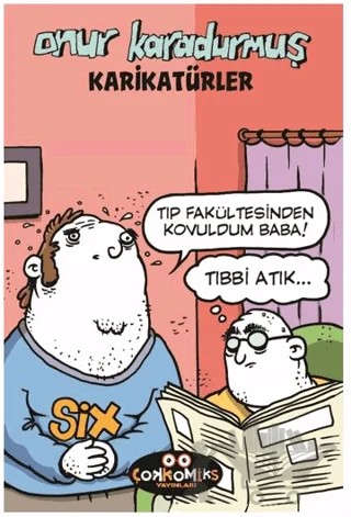 Karikatürler – Onur Karadurmuş – Çokkomiks Yayınları kitap kapağı