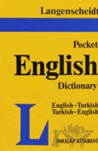 Langenscheidt Pocket English Dictionary English-Turkish / Turkish-English – Resuhi Akdikmen – İnkılap Kitabevi kitap kapağı