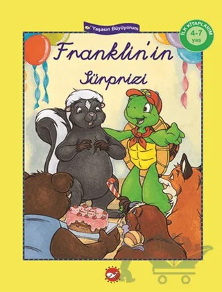 Franklin’in Sürprizi (El Yazılı) – Sharon Jennings – Beyaz Balina Yayınları kitap kapağı