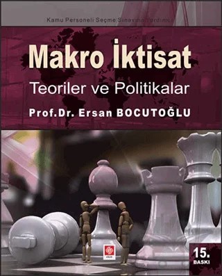 Makro İktisat - Teoriler ve Politikalar – Ersan Bocutoğlu – Ekin Basım Yayın kitap kapağı