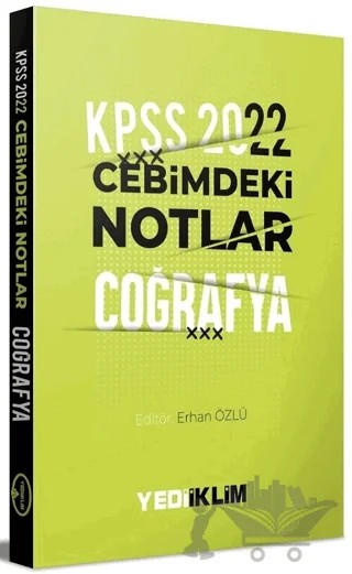 2022 KPSS Cebimdeki Notlar Coğrafya Kitapçığı – Erhan Özlü – Yediiklim Yayınları kitap kapağı