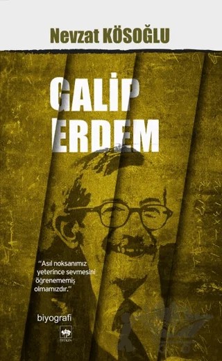 Galip Erdem – Nevzat Kösoğlu – Ötüken Neşriyat kitap kapağı