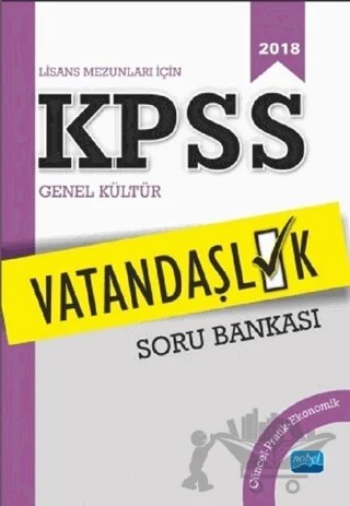 2018 Lisans Mezunları İçin KPSS Vatandaşlık Soru Bankası – Kolektif – Nobel Sınav Yayınları kitap kapağı