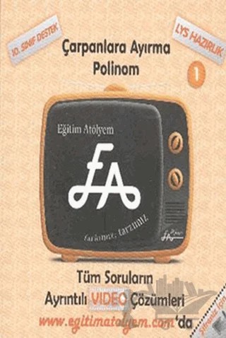 Çarpanlara Ayırma Polinom 1 – Merve Çelenk – Karma Kitaplar kitap kapağı