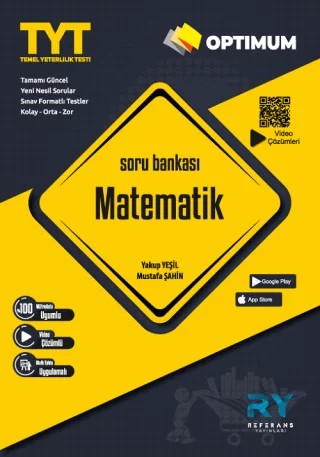 TYT Optimum Matematik Soru Bankası – Yakup Yeşil, Mustafa Şahin – Referans Yayınları kitap kapağı