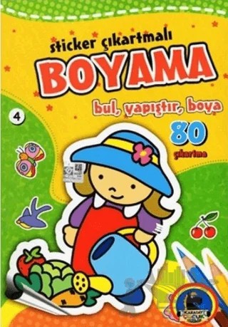Sticker Çıkartmalı Boyama 4 – Kolektif – Karatay Çocuk kitap kapağı
