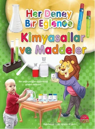 Her Deney Bir Eğlence - Kimyasallar ve Maddeler – Kolektif – Martı Çocuk Yayınları kitap kapağı