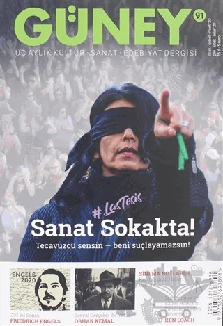 Güney Üç Aylık Kültür Sanat Edebiyat Dergisi Sayı: 91 Ocak - Şubat - Mart 2020 – Güney Dergisi kitap kapağı