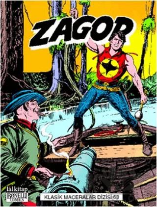 Zagor Klasik Maceralar Dizisi Sayı: 63 – Marcello Toninelli – Lal Kitap kitap kapağı