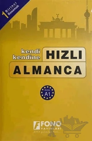 Hızlı Almanca 1. Basamak (3 Kitap + 1 CD) – Aslı Çetinkal, Zafer Ulusoy – Fono Yayınları kitap kapağı