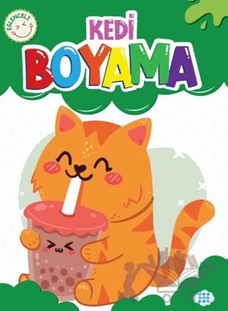 Eğlenceli Kedi Boyama – Kolektif – Dokuz Çocuk kitap kapağı