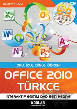 Office 2010 Türkçe – Bayram Yıldız – Kodlab Yayın Dağıtım kitap kapağı