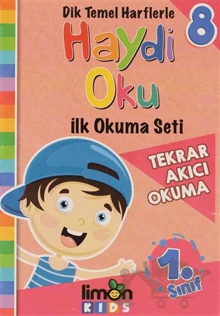 Dik Temel Harflerle Haydi Oku 8 – Kolektif – limonKIDS kitap kapağı