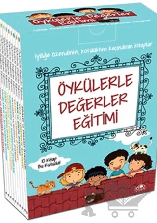 Öykülerle Değerler Eğitimi Seti (10 Kitap Takım) – Saide Nur Dikmen – Uğurböceği Yayınları kitap kapağı