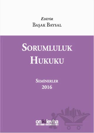 Sorumluluk Hukuku – Başak Baysal – On İki Levha Yayınları kitap kapağı