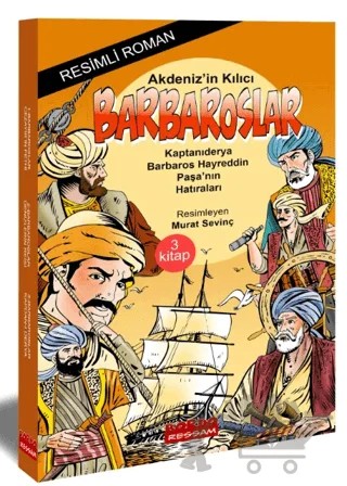 Akdeniz'in Kılıcı Barbaroslar (Resimli 3 Kitap Set) – Murat Sevinç – Bordo Ressam kitap kapağı