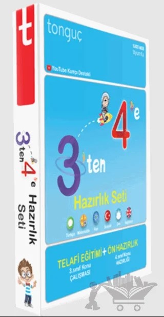 3'ten 4'e Hazırlık Seti – Kolektif – Tonguç Akademi kitap kapağı