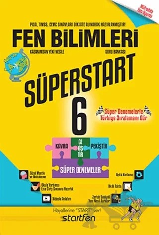 6. Sınıf Fen Bilimleri Süperstart Soru Bankası – Kolektif – Startfen Yayınları kitap kapağı