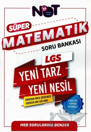 LGS Matematik Süper Soru Bankası – Kolektif – Bi Not Yayınları kitap kapağı